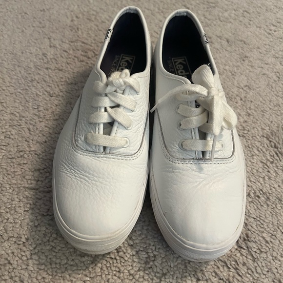Keds The Platform Leather Lace Up - Picture 1 of 3
